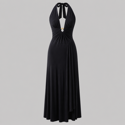 Nayara Vera | Vestido Sin Hombro y Escote en V