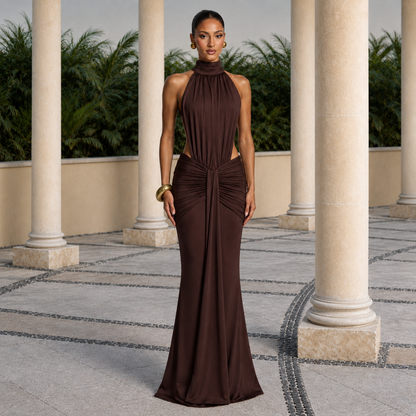 Valentina | Vestido de elegancia con espalda descubierta
