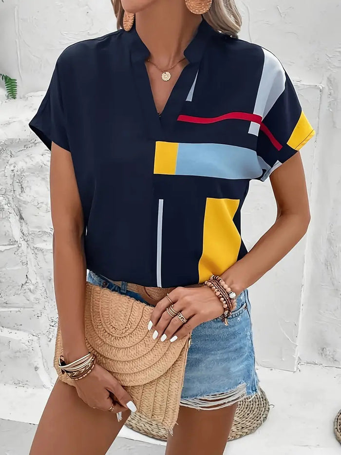 Top Elegante de Rayas