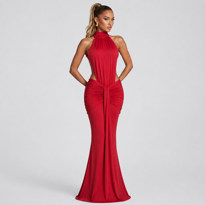 Valentina | Vestido de elegancia con espalda descubierta