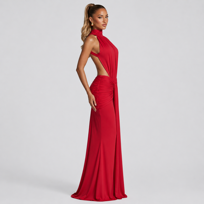Valentina | Vestido de elegancia con espalda descubierta
